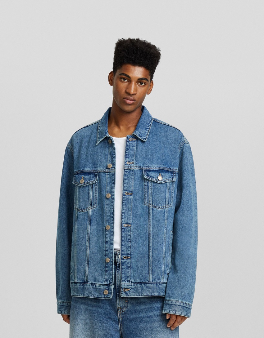 Jaqueta jeans de corte regular