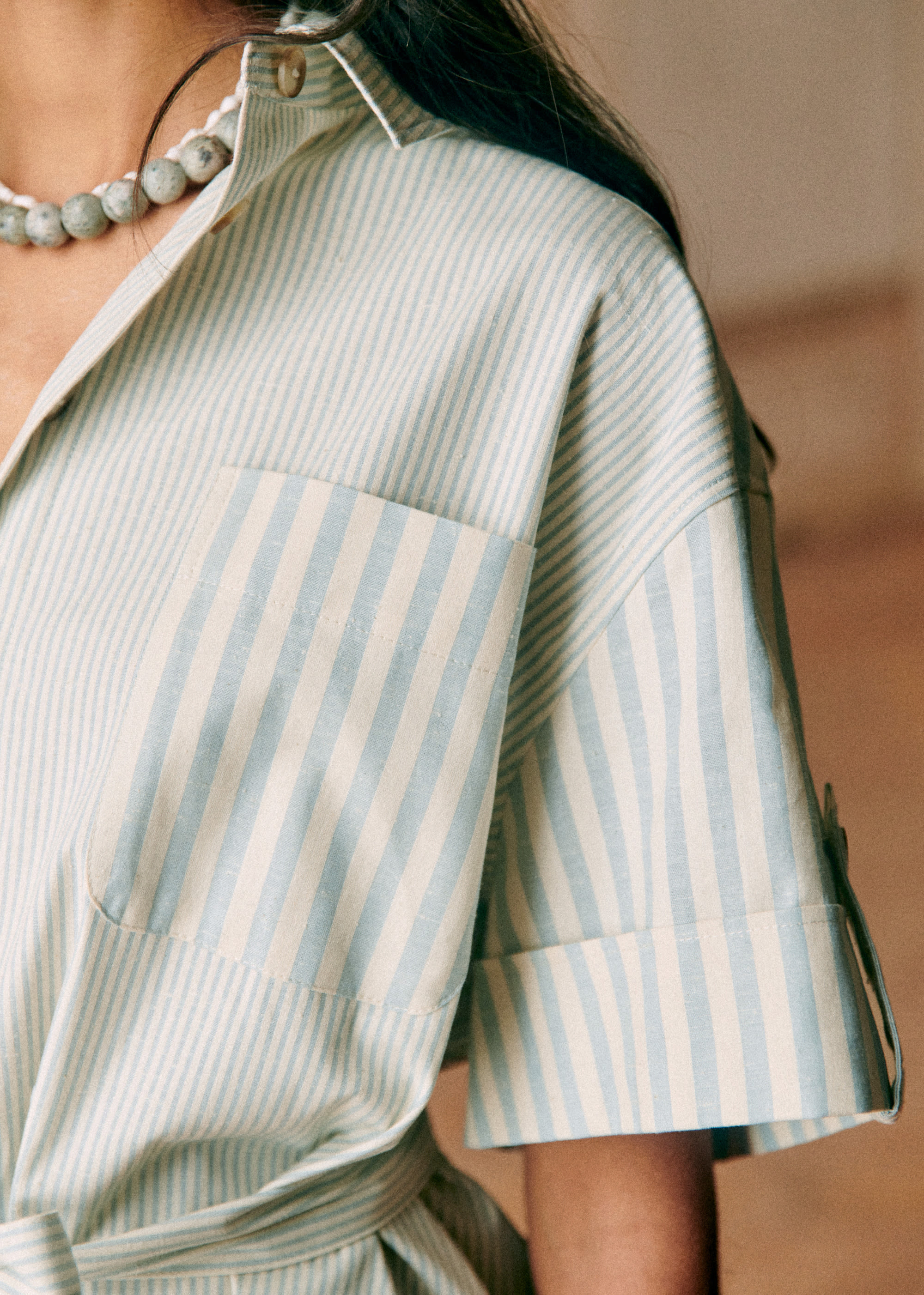 Robe Célia - Mix Rayures Blanc Bleu - E-SHOP/ROBES 5905206