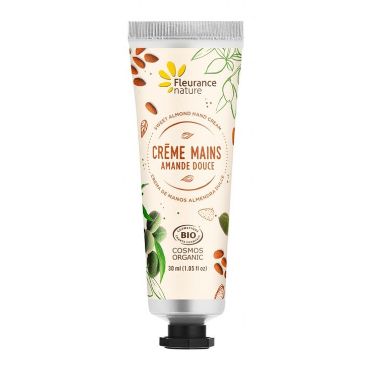 Creme mains Amande douce 30ml Peaux sEches Fleurance Nature