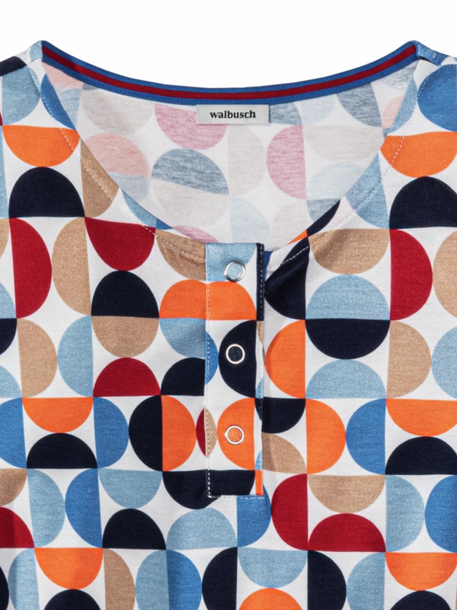 Viskoseshirt Abstrakt Dots