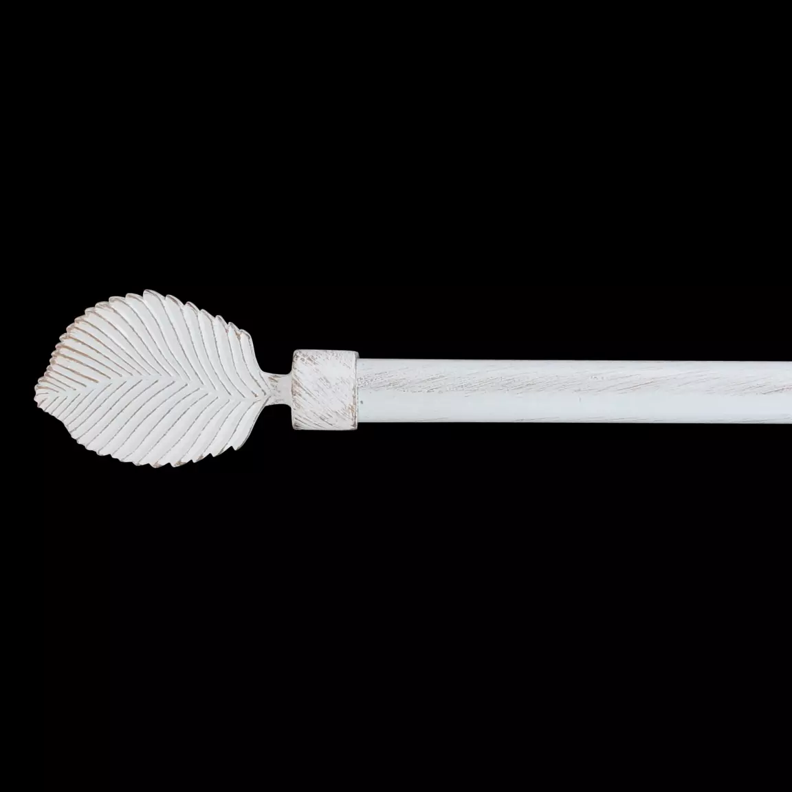 Kit de tringle extensible (L120 - L210 cm / D19 mm) Exotica Blanc et or