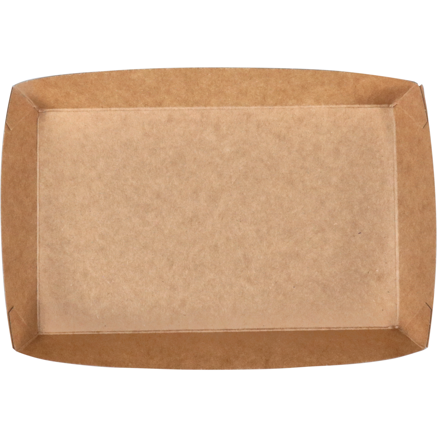 Bak, Karton, conisch bakje, 160x100x24mm, bruin