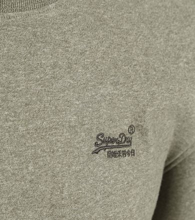 Superdry Classic T-Shirt Melange Olive M1011245A-1BK kopen