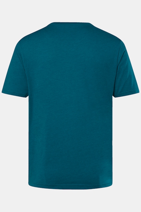 Men+ T-Shirt, Basic, Halbarm, V-Ausschnitt, bis 8 XL
