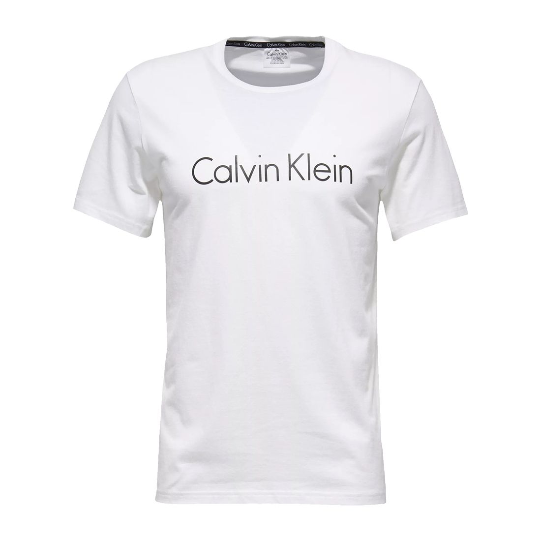 Cotton front logo t-skjorte