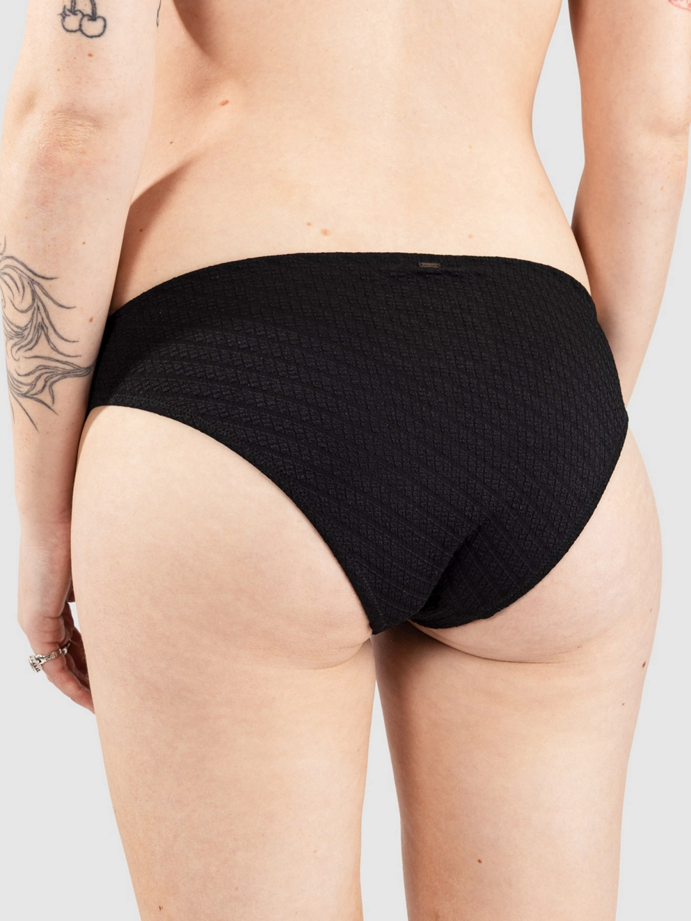 Rip Curl Custom Rib Full Bikini Bottom black
