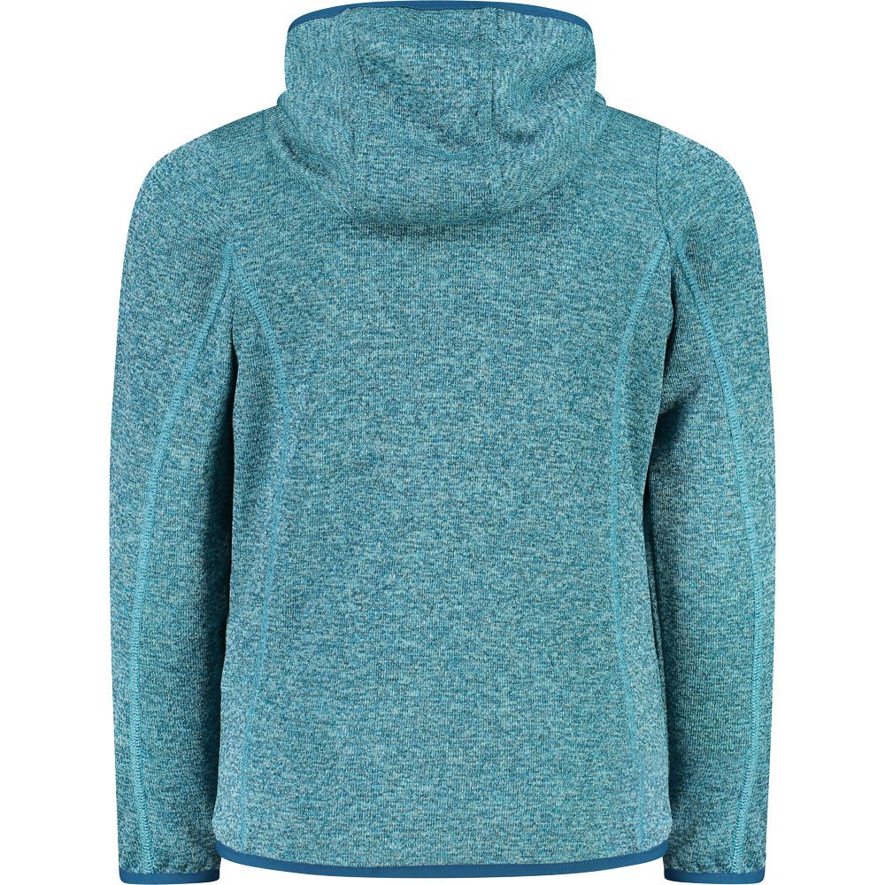 CMP Fix Hood Fleecejacke Kinder acqua