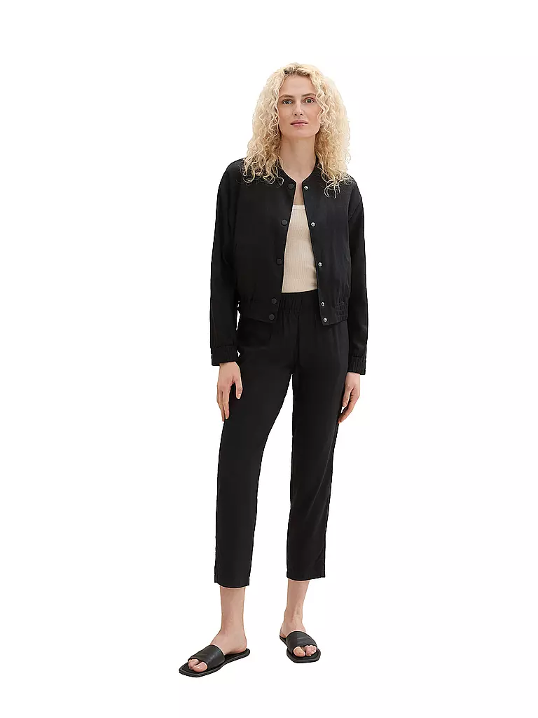 TOM TAILOR Hose Jogging Fit  schwarz