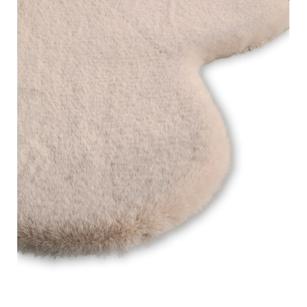 GULVTEPPE SUPERSOFT HAPPY SHAPE GRÅBEIGE