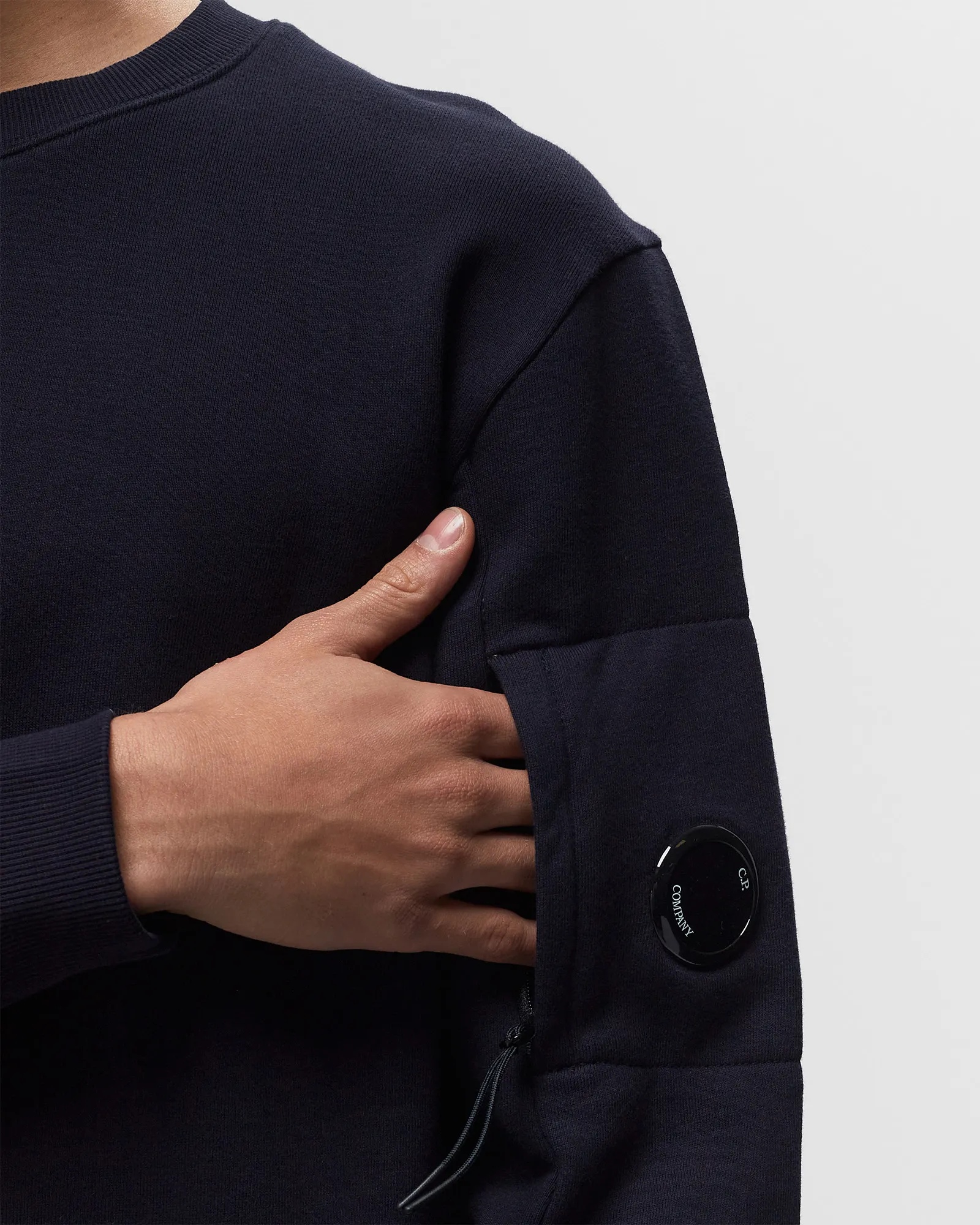 C.P. Company DIAGONAL RAISED FLEECE SWEATSHIRTS - CREWNECK