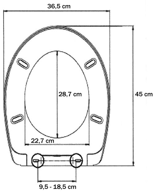 Sanicomfort Thermoplast WC-Sitz mit Absenkautomatik -versch. Ausführungen