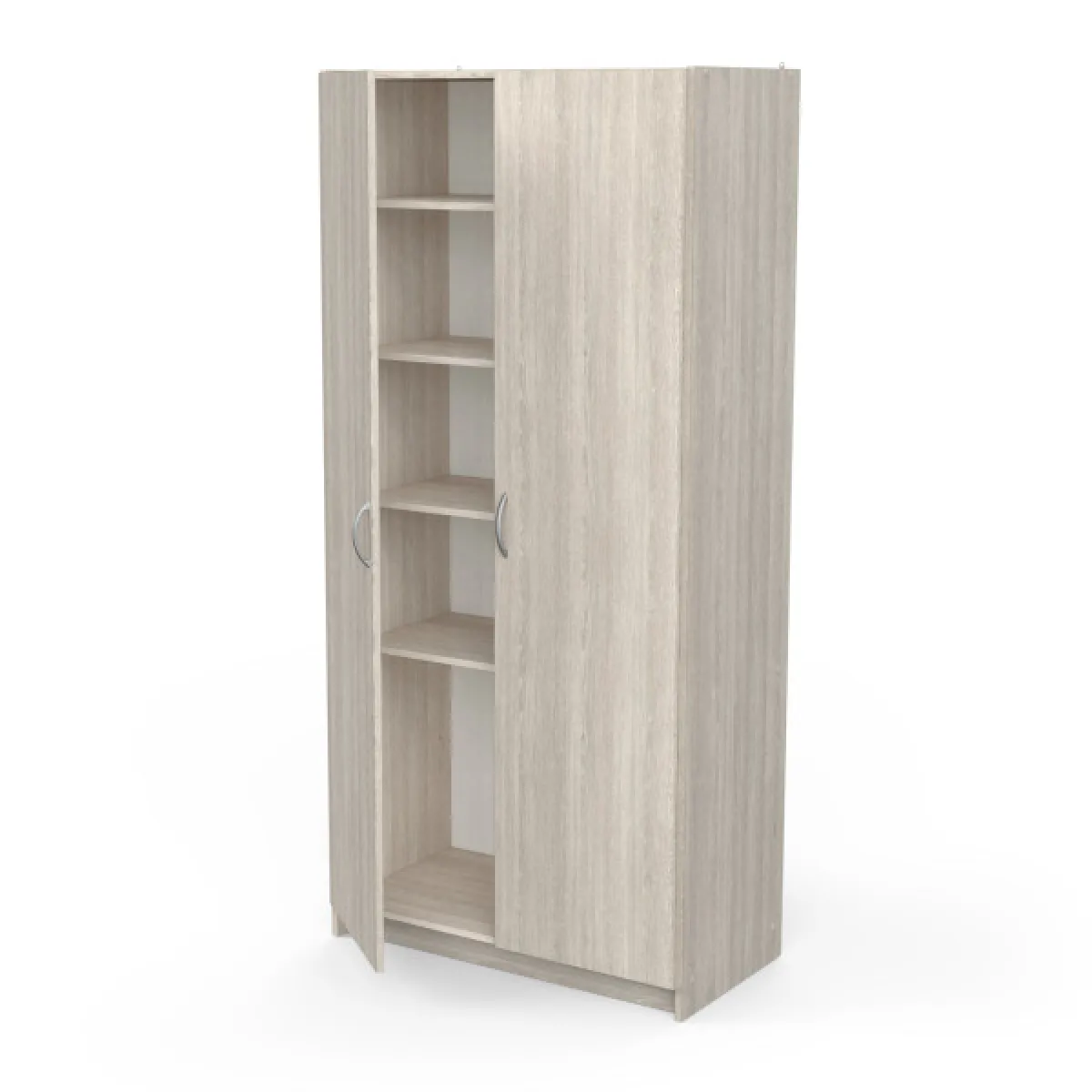 DansMaMaison Armoire 2 Portes - Chêne Clair GUMA