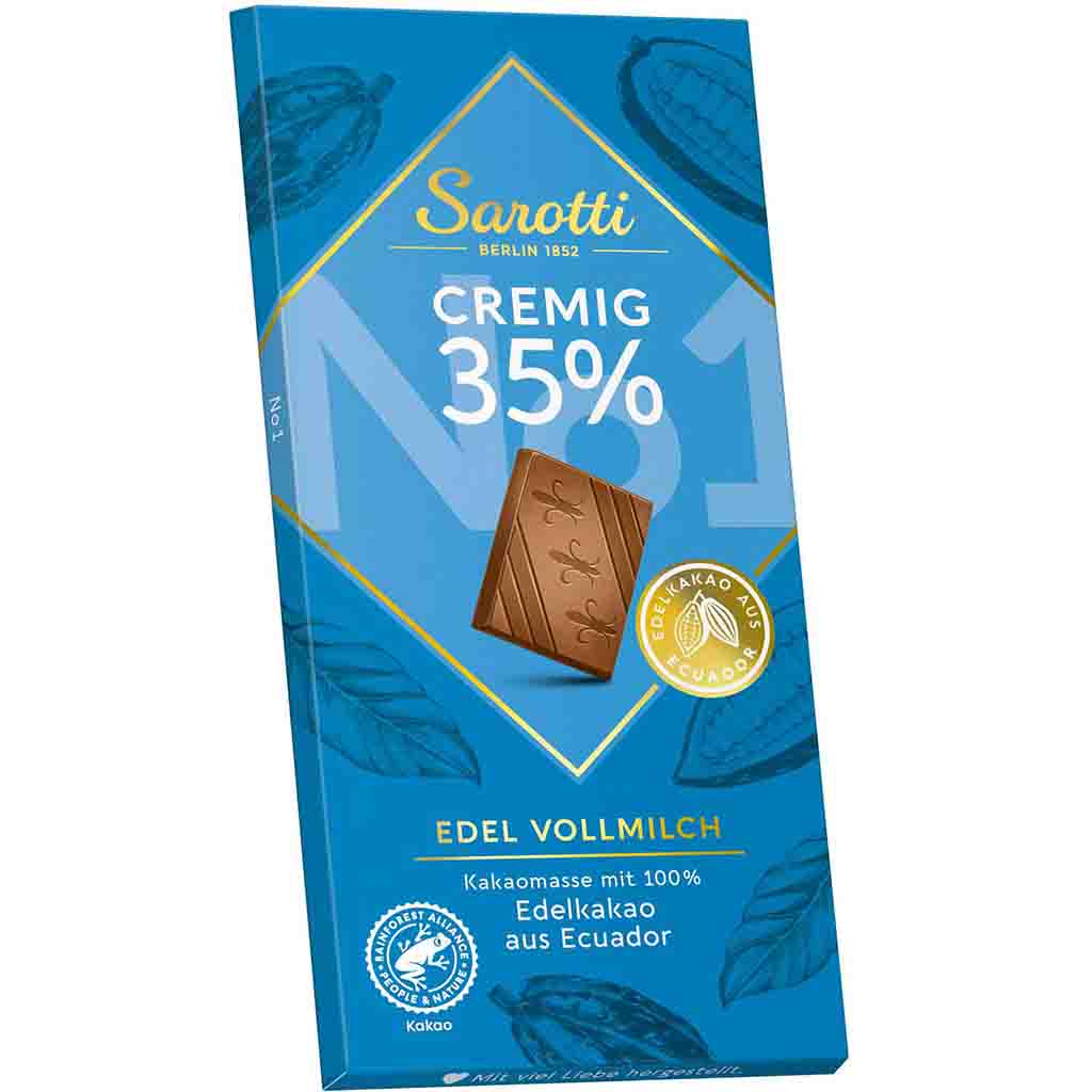 Sarotti Tafelschokolade No.1 Cremig Vollmilch 100g MHD:23.5.25
