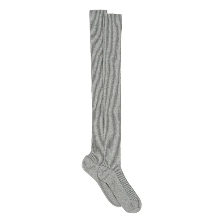 Baserange Chaussettes Montantes | Gris chiné