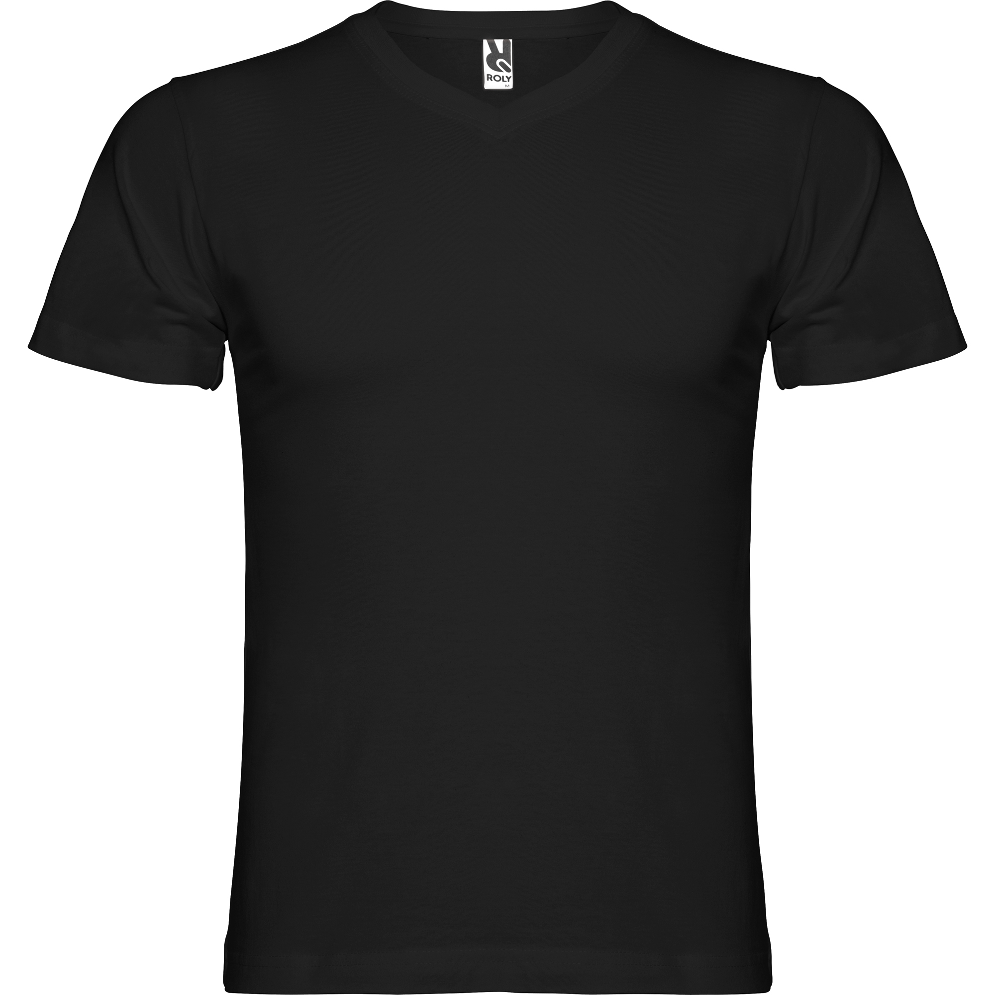 Roly CA6503 - T-shirt Col V Double Épaisseur en Coton