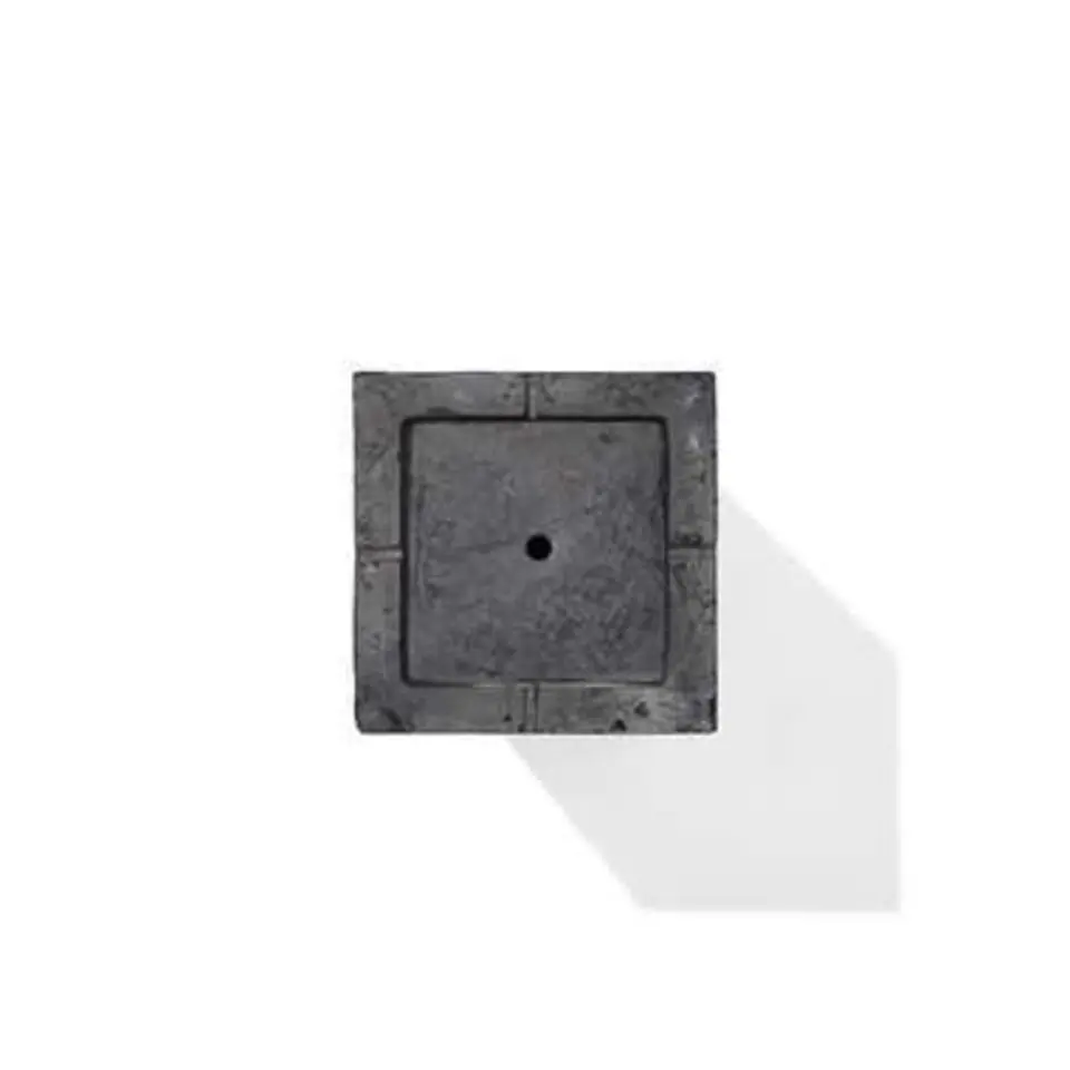 DION - Plantenbak - Zwart - 26 cm - Klei-vezelmengsel