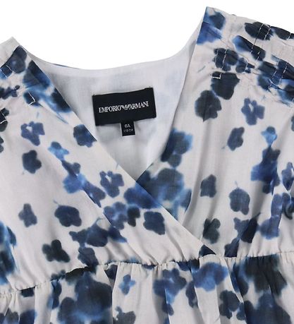 Emporio Armani Top - Hvid/Bl?blomstret