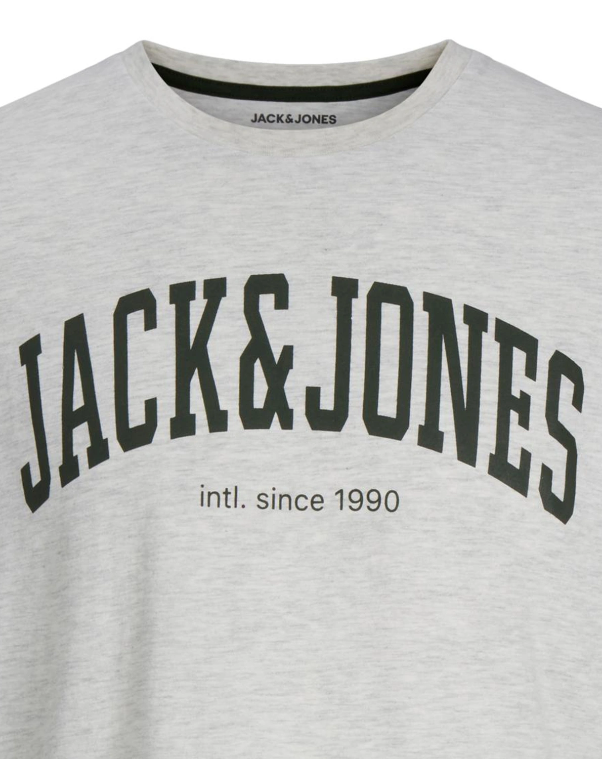 T-Shirt JJEJOSH in white melange