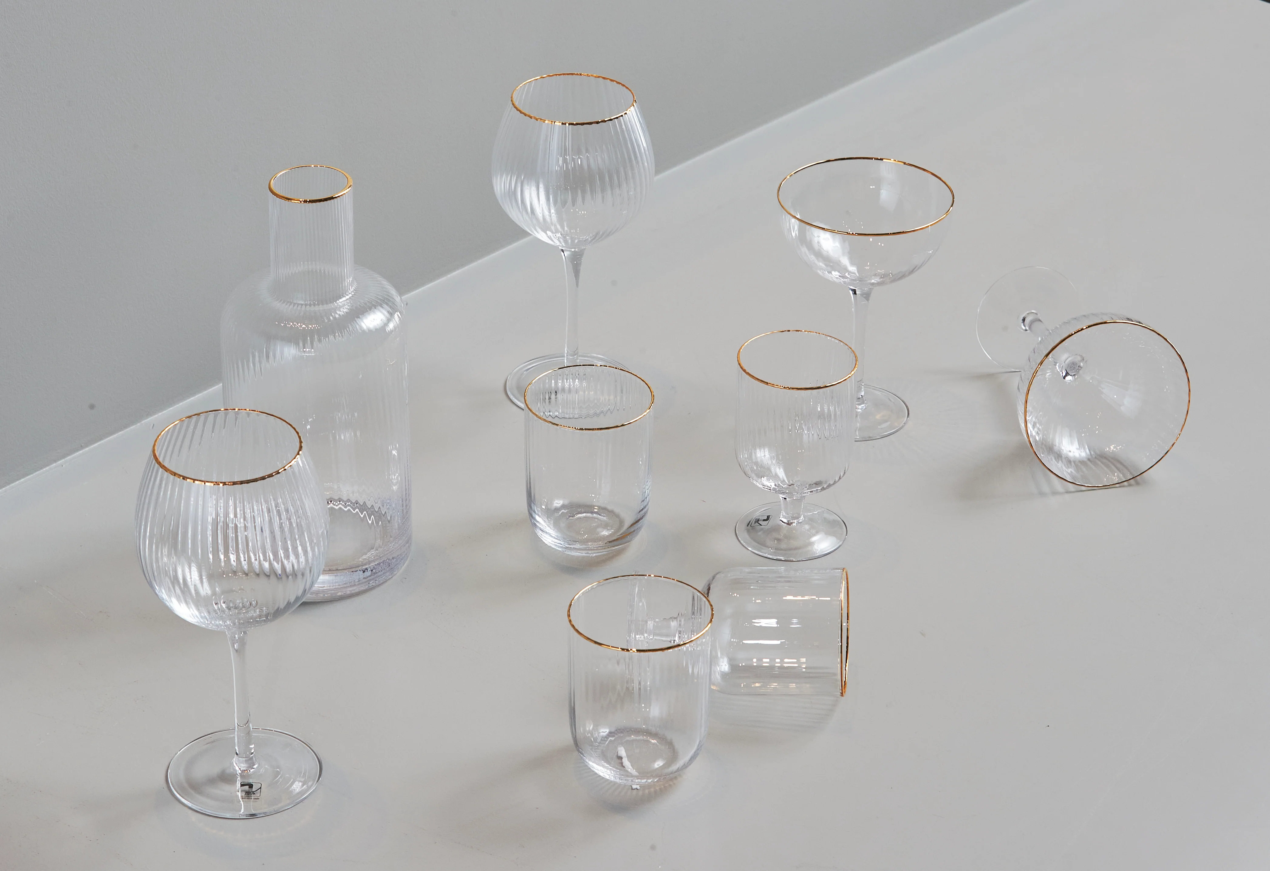 Lyngby Glas  Palermo Cocktailglas, guldfarvet - 4 stk.
