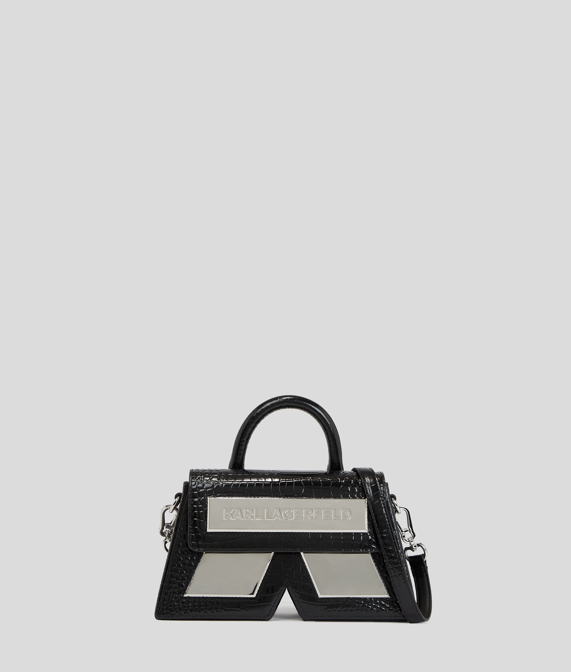 PETIT SAC BANDOULIÈRE EFFET CROCO IKON K