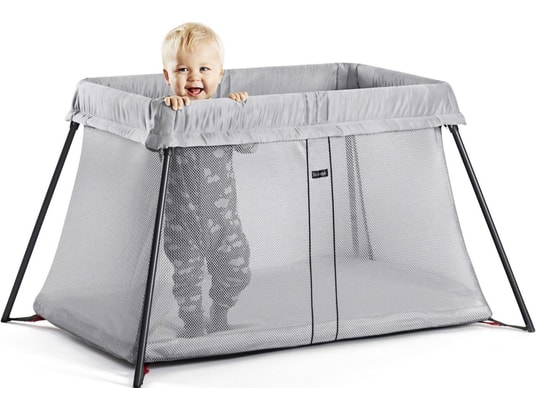 BABYBJORN - Lit parapluie Lit de voyage Light argent - 040248