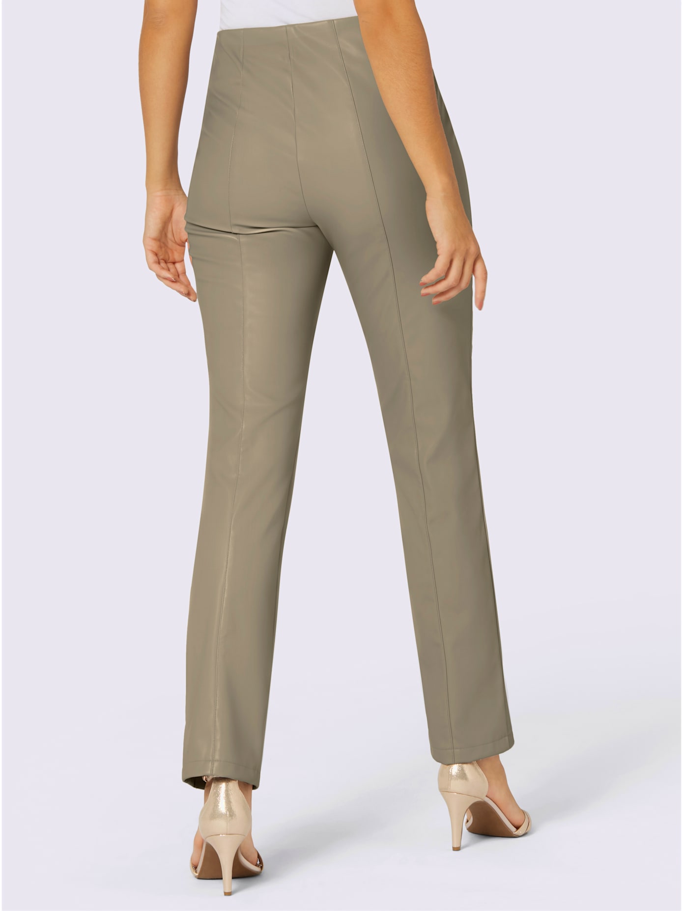 Pantalon imitation cuir mode