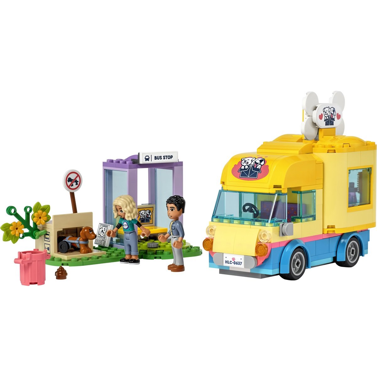 La fourgonnette de sauvetage canin Lego Friends 41741