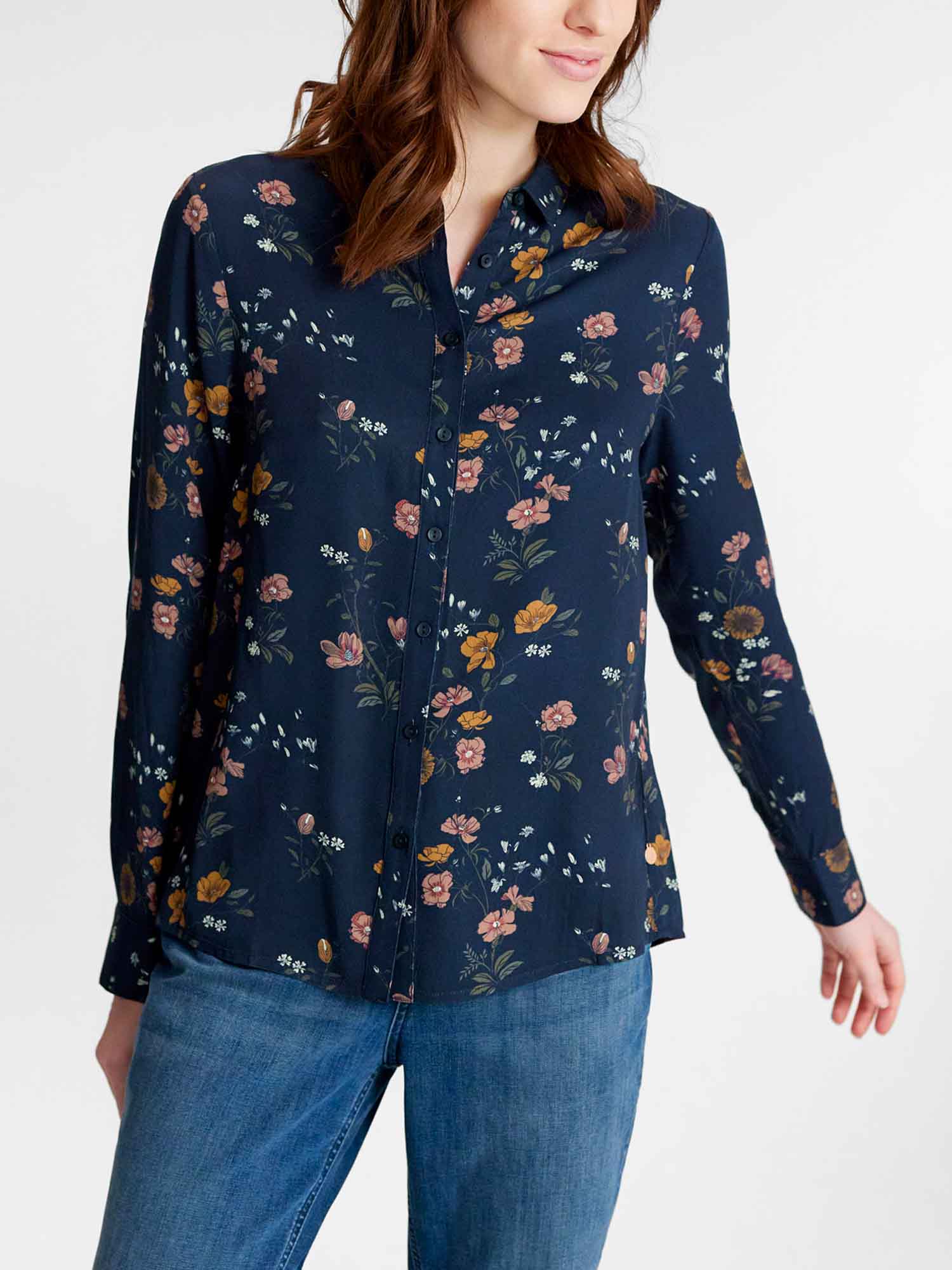 Chemise Femme A Motif Marine