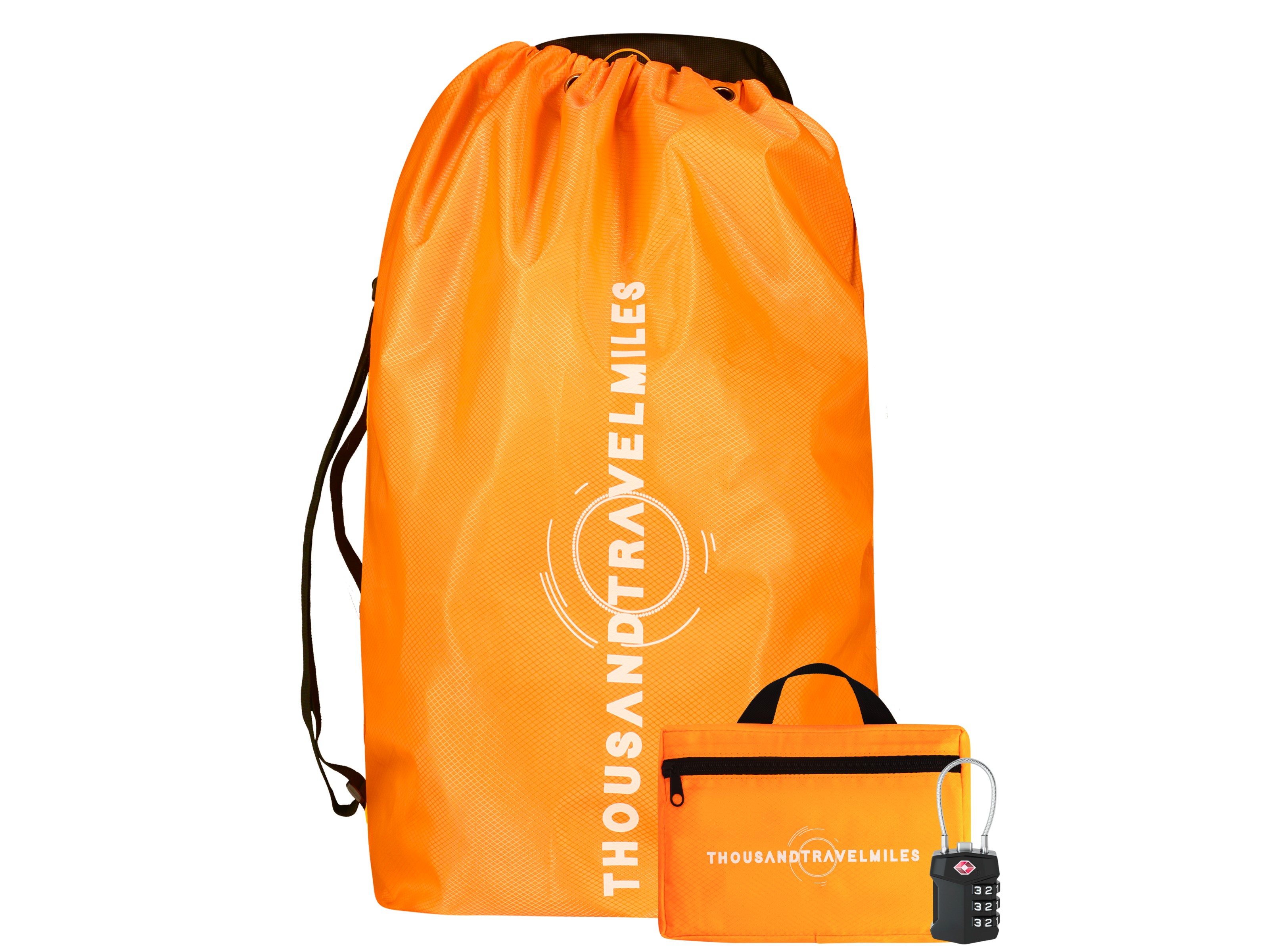 Thousandtravelmiles 60-90L Flightbag met TSA-slot - Orange