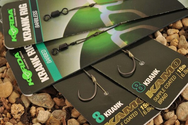 Bas de ligne carpe Krank Ready Tied Rig Barbless Korda