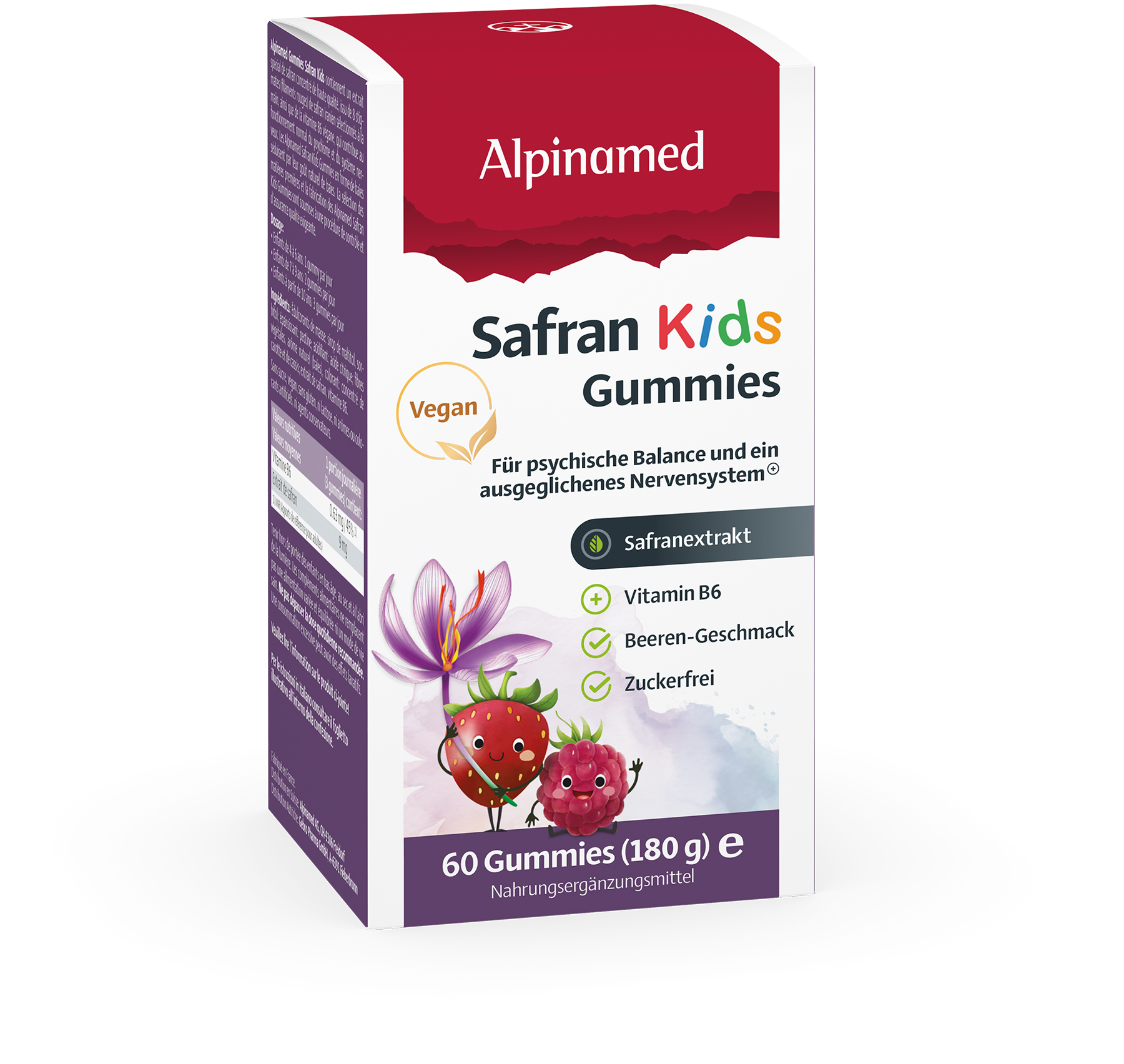 ALPINAMED Safran Kids Gummies<br>60 Stück, Dose