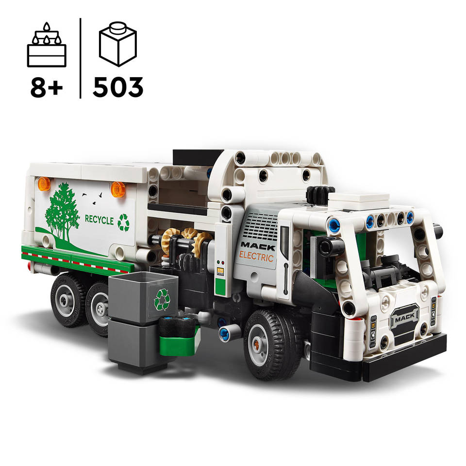 LEGO Technic Mack LR Electric vuilniswagen 42167