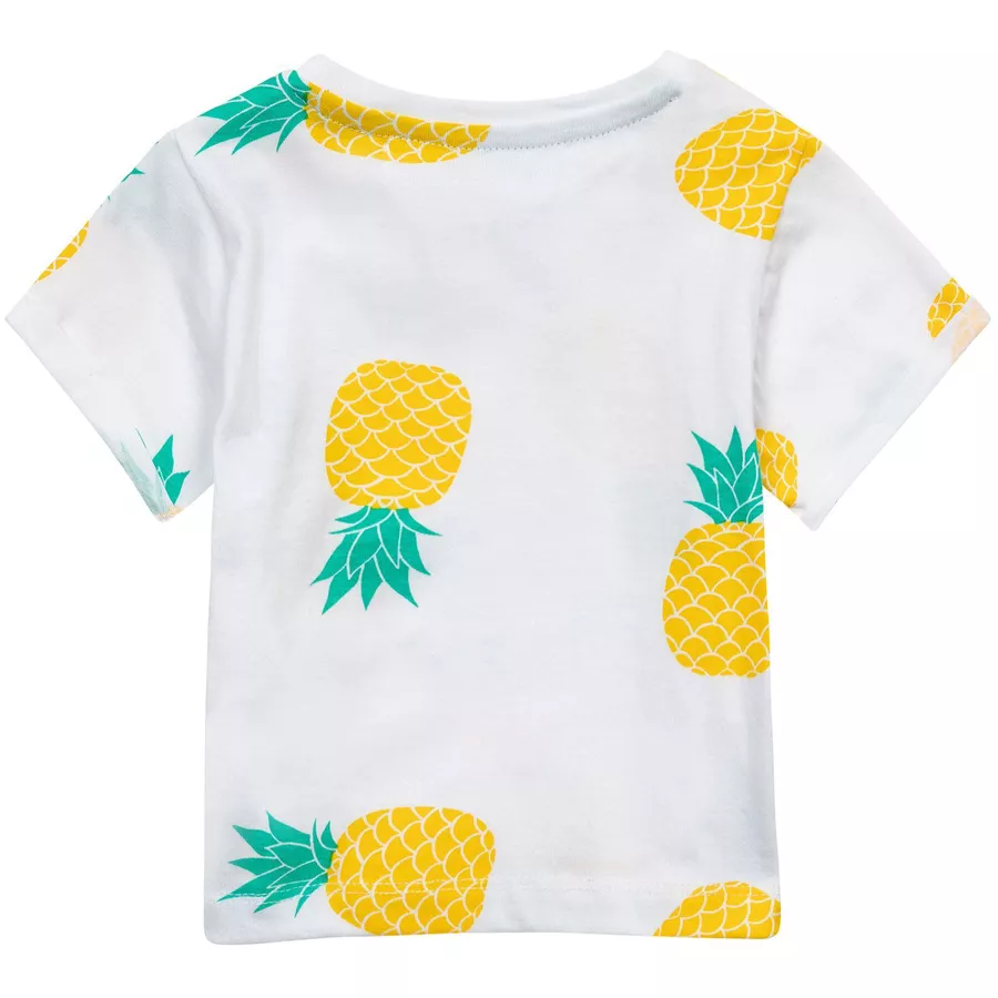 MINOTI Shorts und T-Shirt im Set WeißGrün