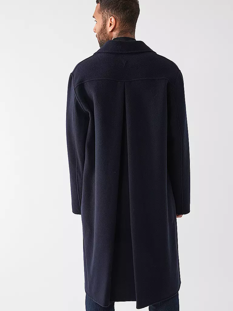 AMI PARIS Wollmantel dunkelblau