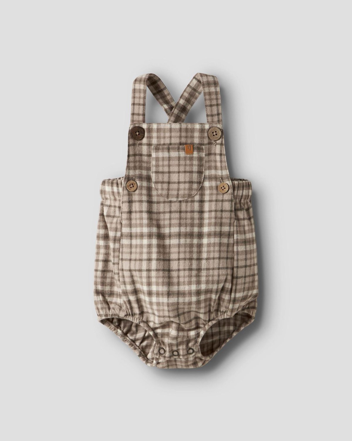 Romper Baby – Vevd Twill, Øko Bomull | REBEL LOOSE ROMPER LIL