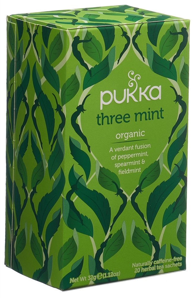 PUKKA Trois Menthes Tee<br>20 Stück, Beutel, TEES, Bio