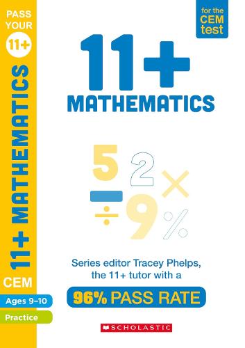 11+ Mathematics Practice and Assessment for the CEM Test Ages 09-10 - Pass Your 11+ (Paperback)