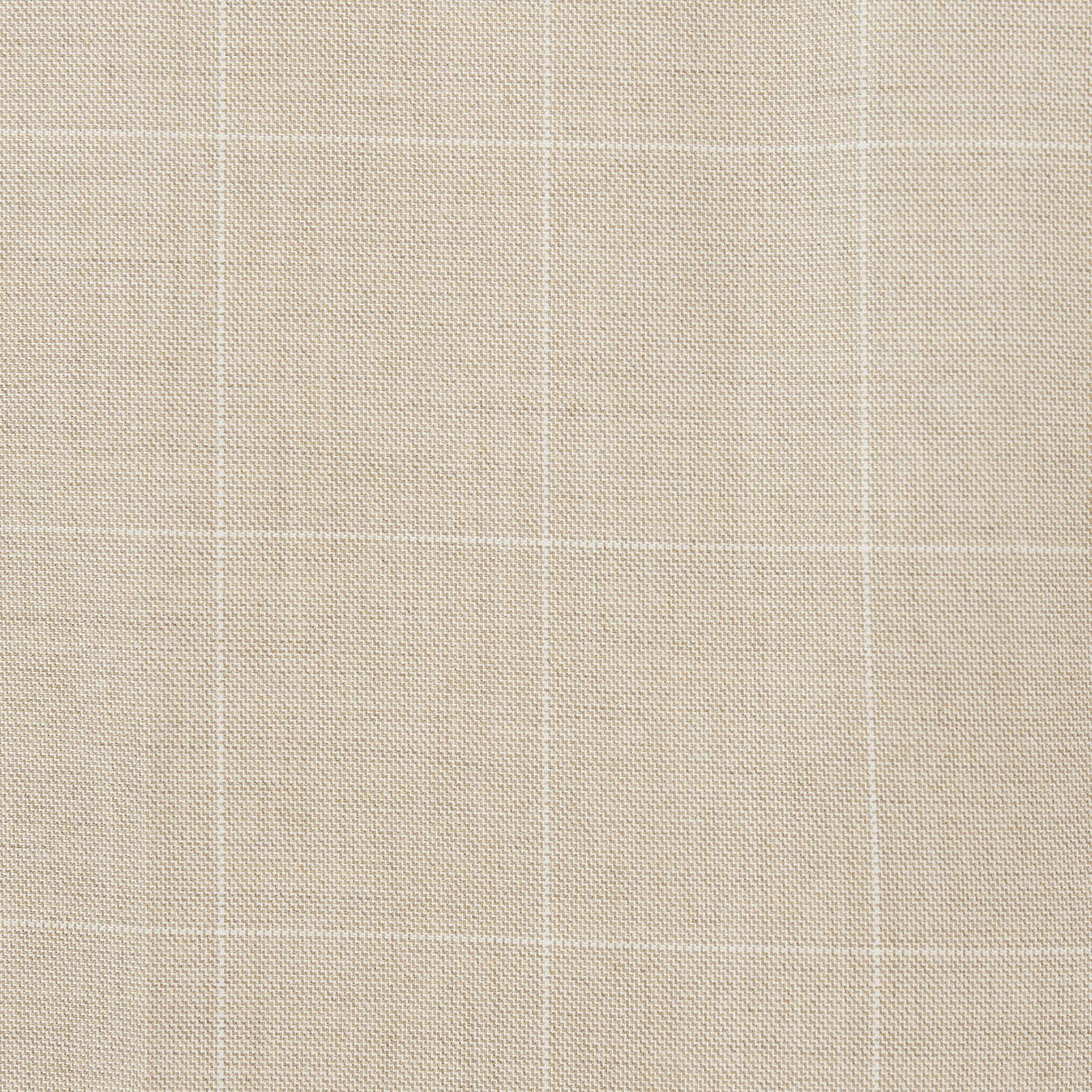 Pantalon de costume slim à carreaux Beige