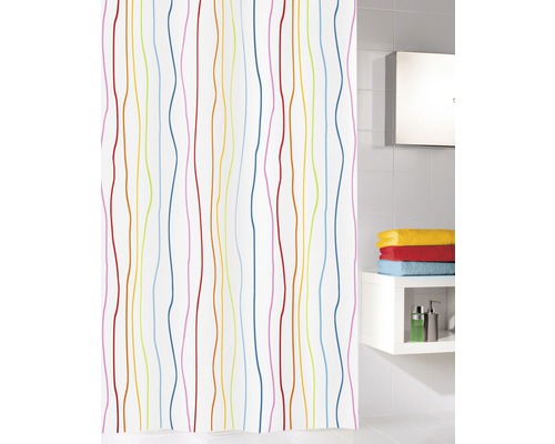 Douchegordijn Kleine Wolke Jolie Textil multicolor 120 x 200 cm