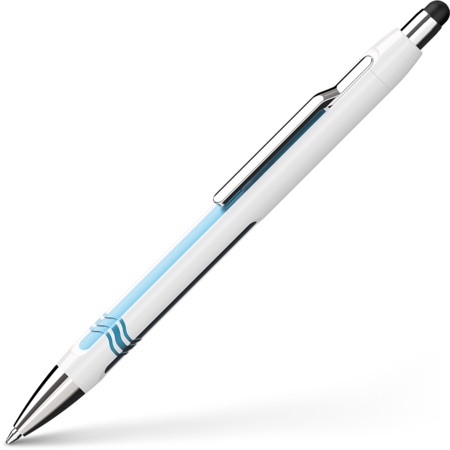 Schneider Epsilon Touch Kugelschreiber - weiß-blau - XB