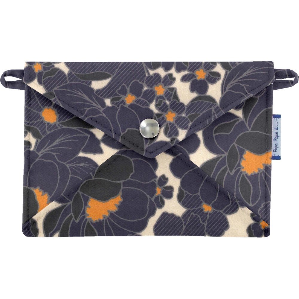 Petite Pochette Enveloppe Pensées Marines