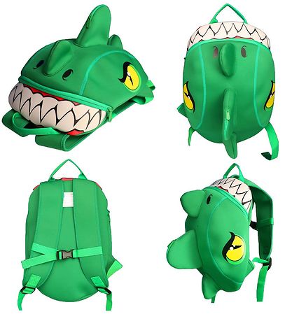 Crazy Safety B?rnehavetaske - Dragon -  Grøn