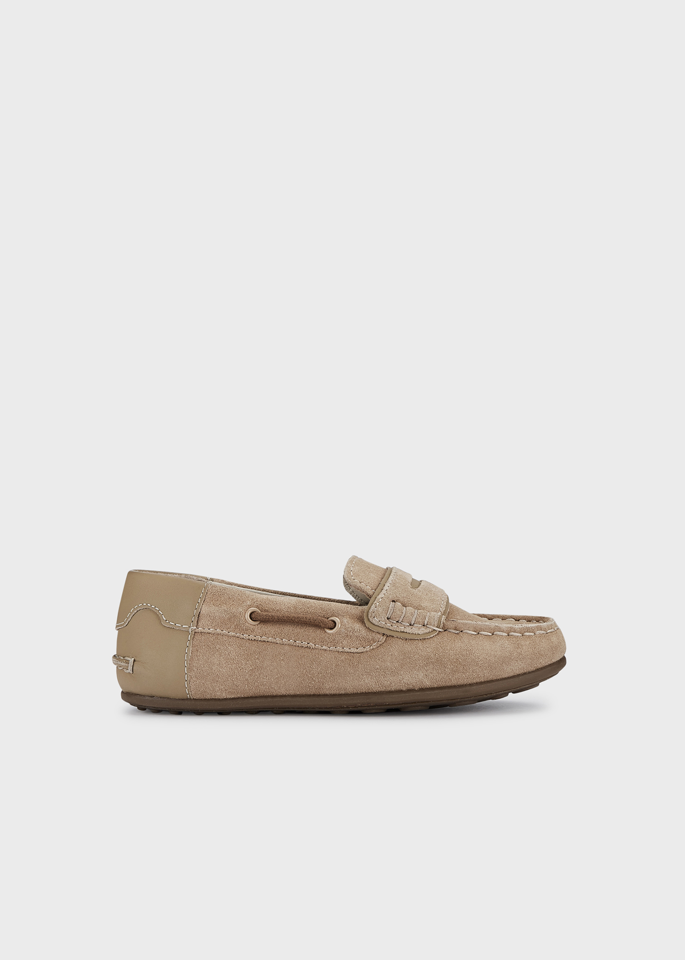 Mocassim de couro para menino