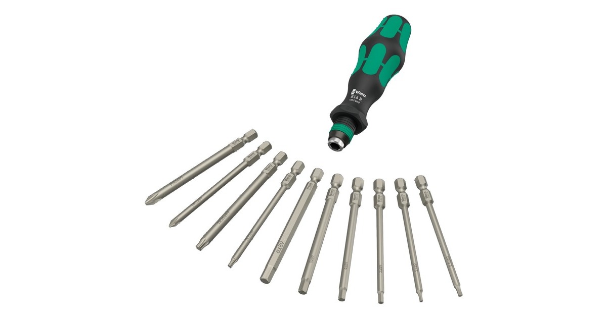 Wera9532 kettingpons werkplaatsset gereedschapsset  (Zwart/groen, 20‑delig)