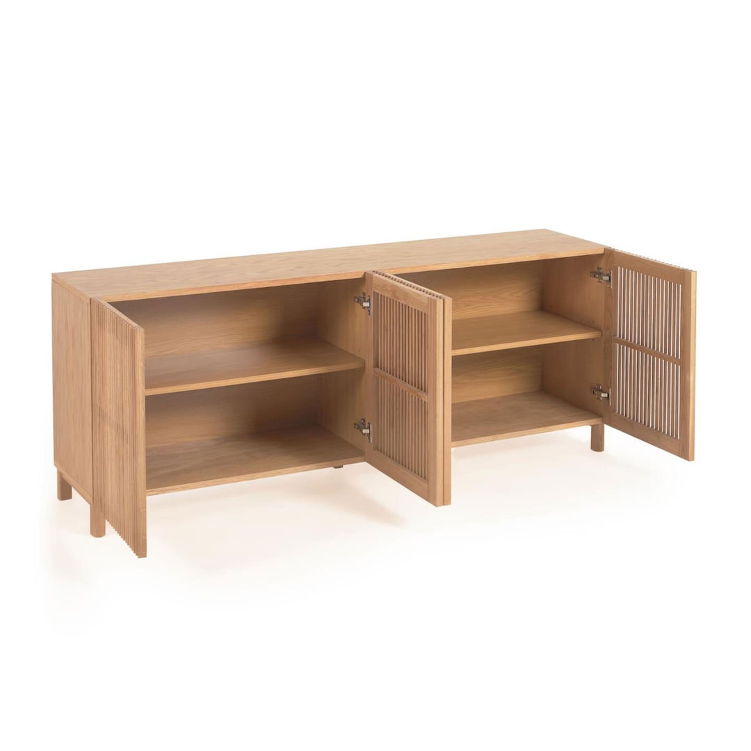 Kave Home Sideboard BEYLA 180 x 71,5 cm Eiche braun