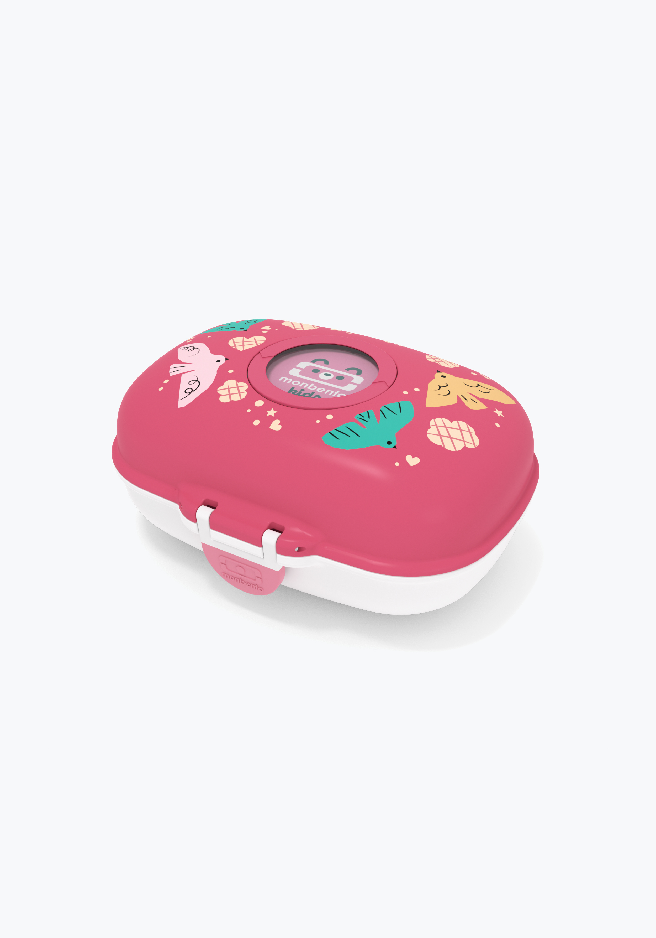 Monbento Kinder-Snackbox MB Gram Rose Birds