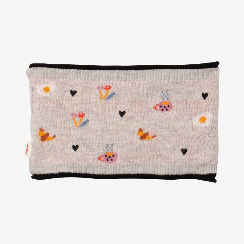 Snood fille petit-déjeuner Catimini Gris ou noir