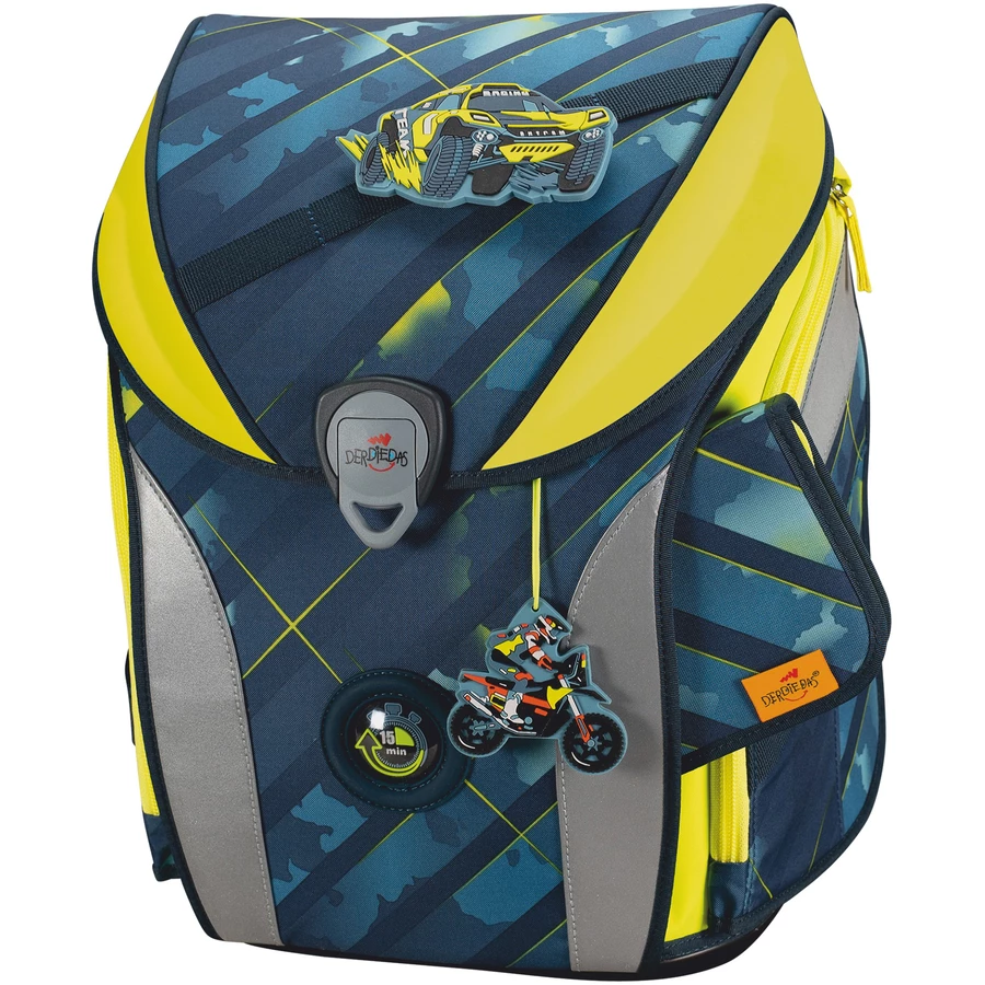 DerDieDas ErgoFlex Max - Schulranzen Set 5tlg. 950 g Speed Challenge