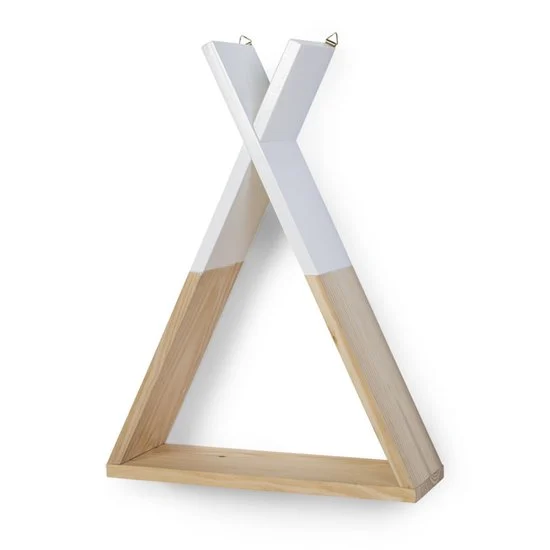 Petite étagère tipi    Naturel blanc        de               Childhome