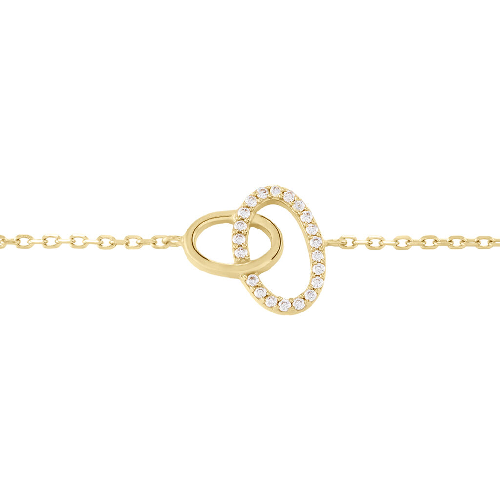 Bracelet Kimberlie Plaqué Or Jaune Oxyde De Zirconium